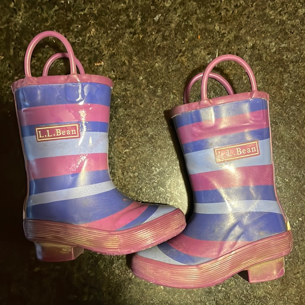 LL Bean toddler rain boots